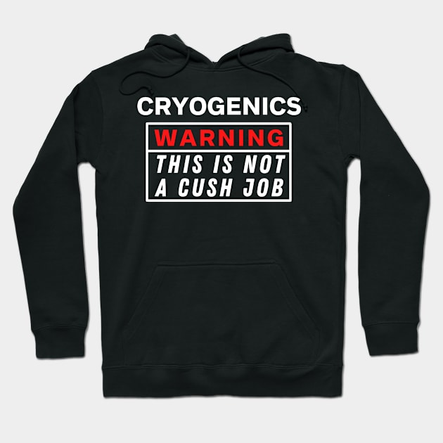 cryogenics Hoodie by Science Puns